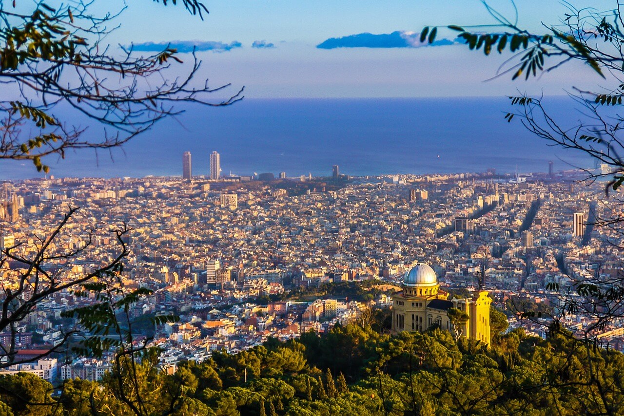 Barcelona skyline